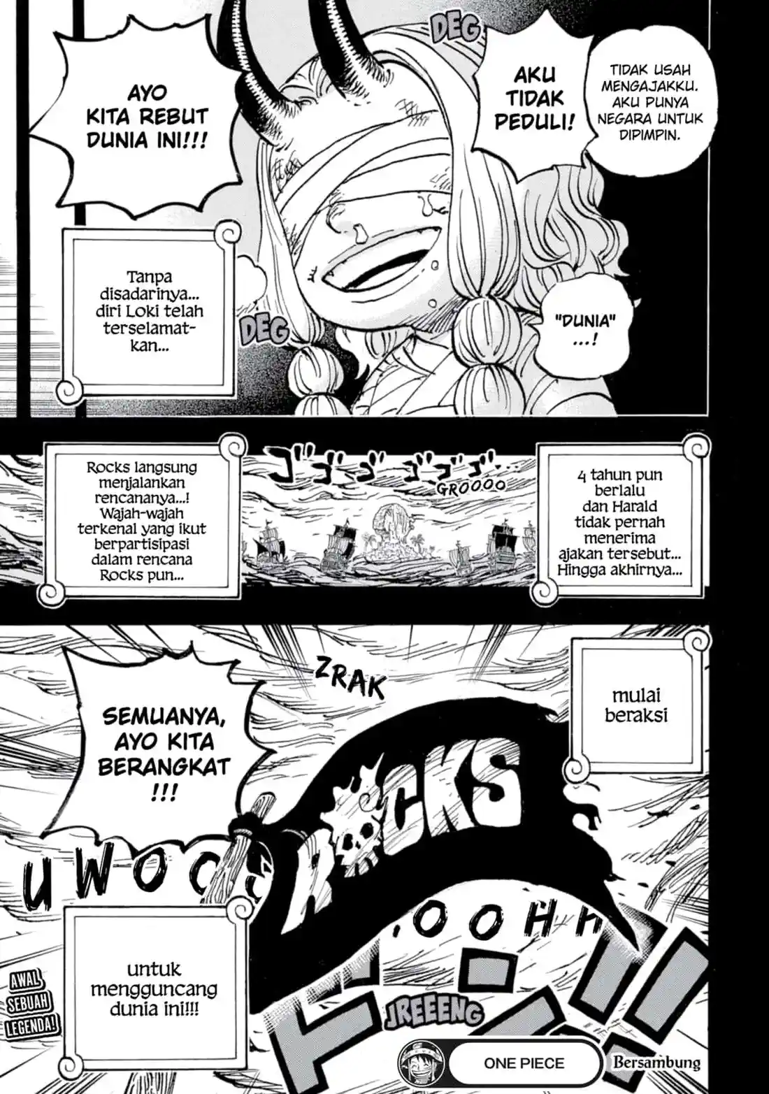 One Piece 1155 indo, One Piece 1156, One Piece Berwarna Chapter 1155 Bahasa indonesia HD